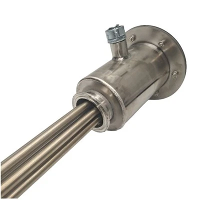Încălzitor tubular industrial cu imersie cu flanșă 8KW 10KW